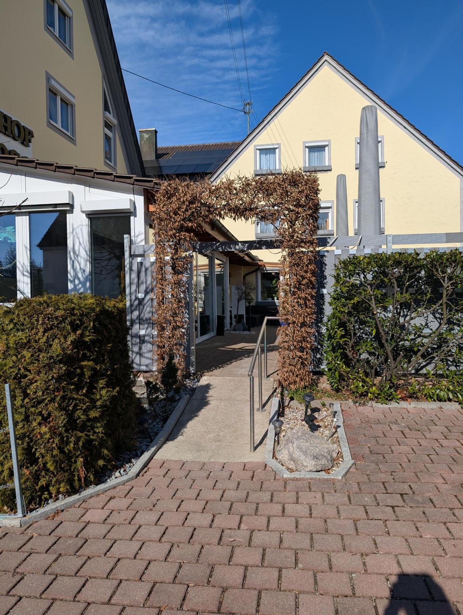 Hotel-Gasthof Zur Rose Weißenhorn Buitenkant foto